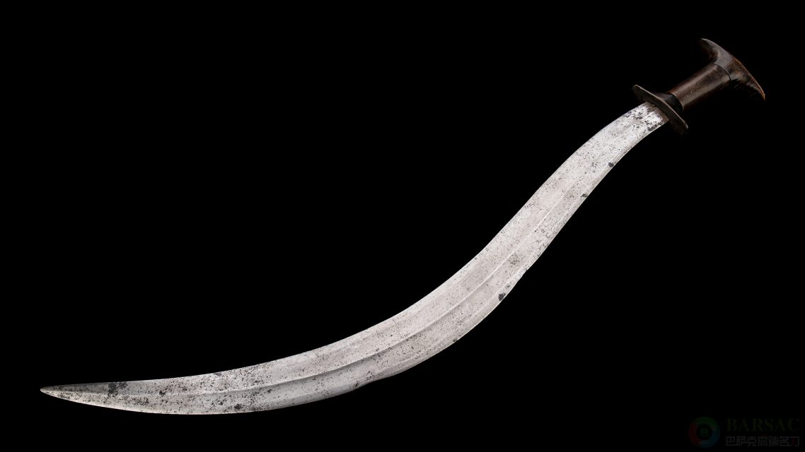 古兵器】19世纪埃塞俄比亚刀匠打造肖特尔弯刀– 巴萨克高端名刀–国内